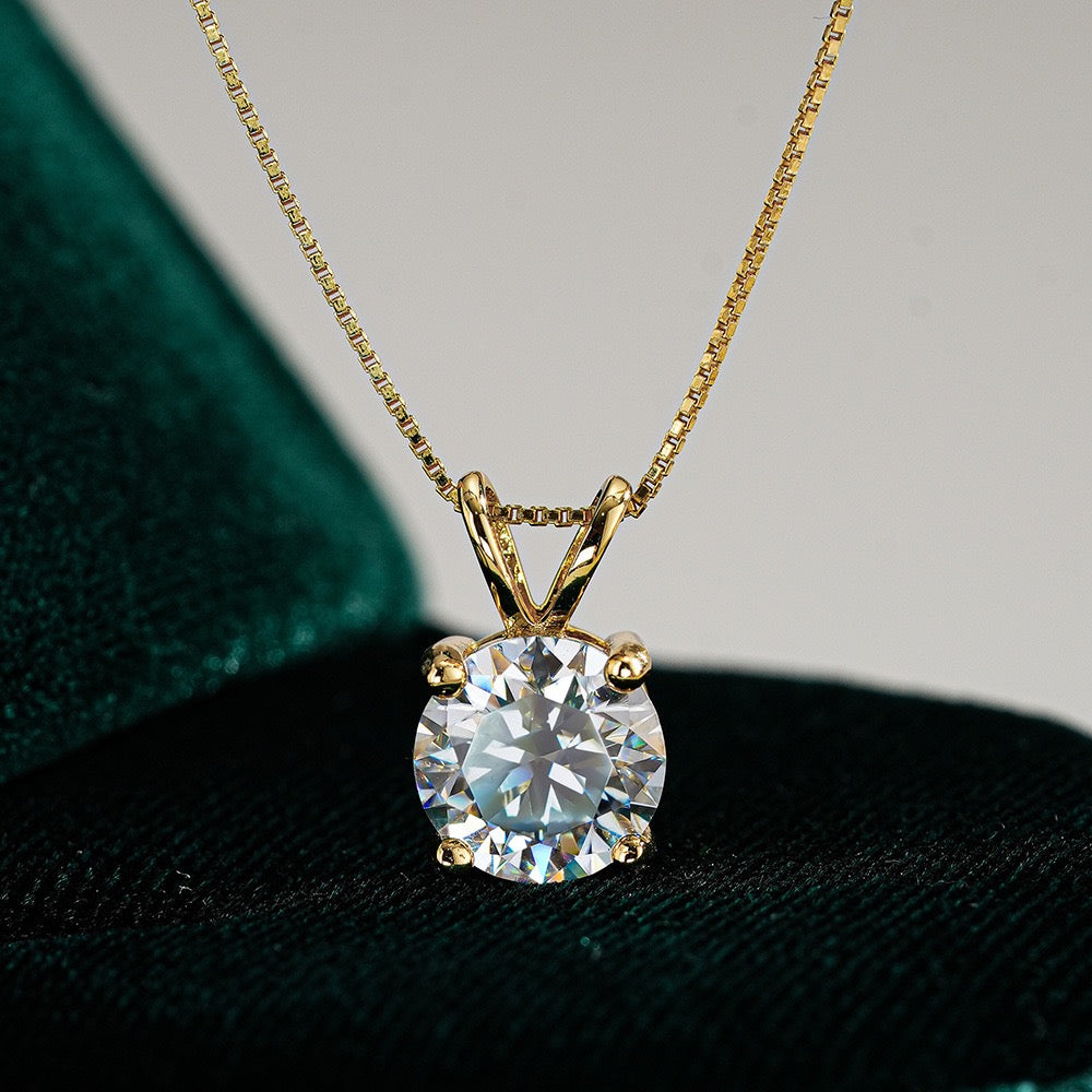 Evelyn Round Brilliant Necklace