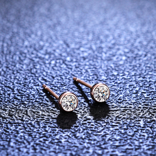 Amelia diamond stud earrings