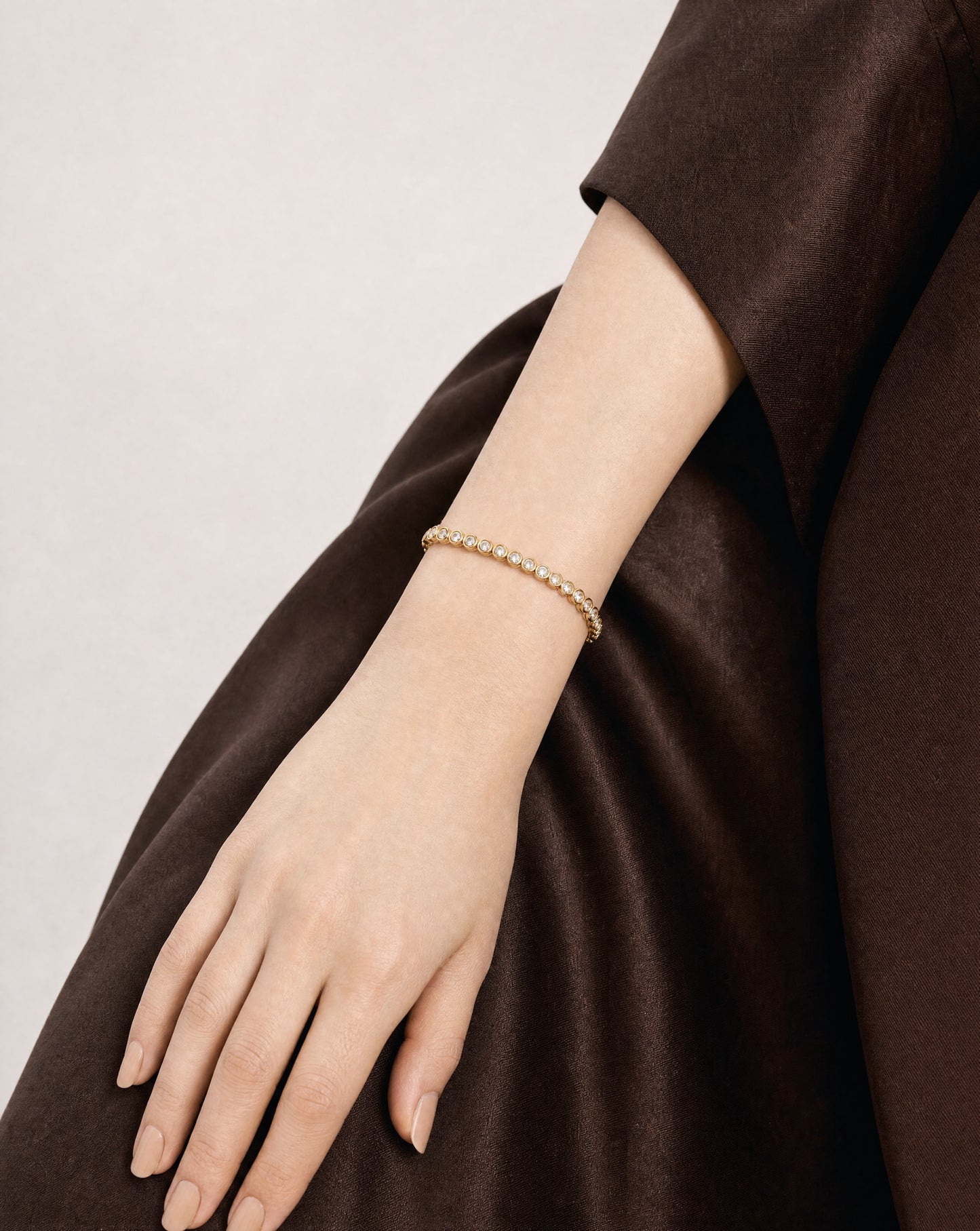 Fiona Bezel Tennis Bracelet
