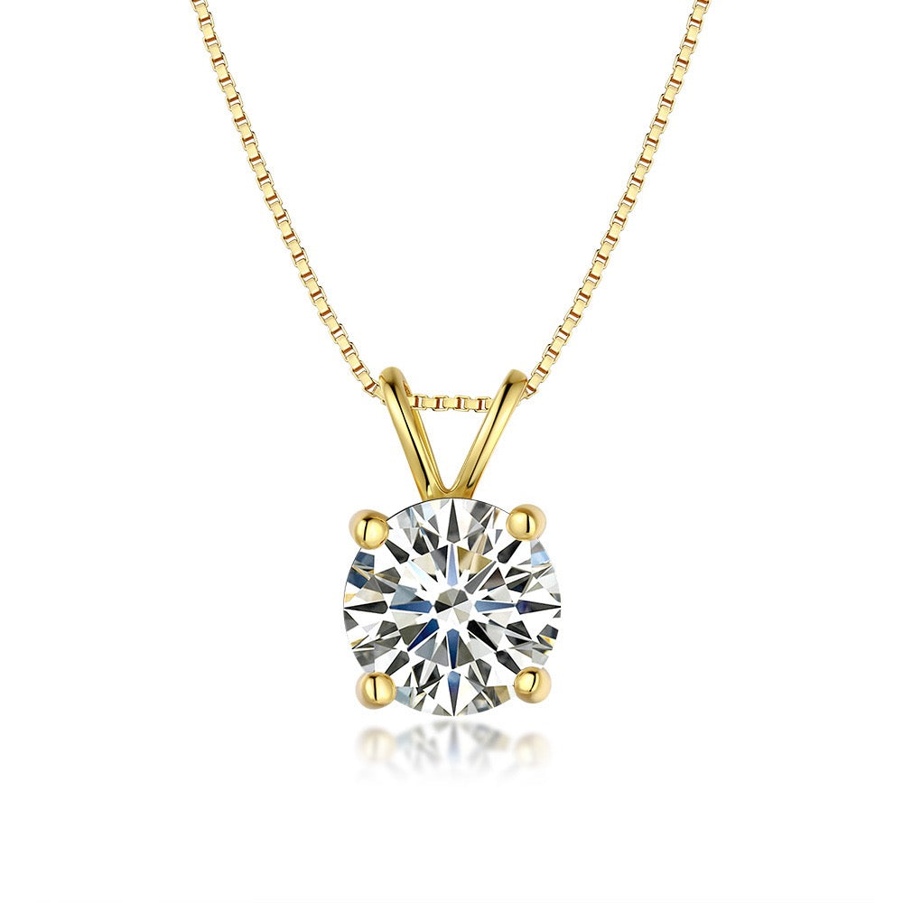 Evelyn Round Brilliant Necklace