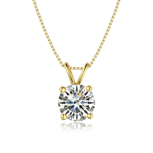 Evelyn Round Brilliant Necklace