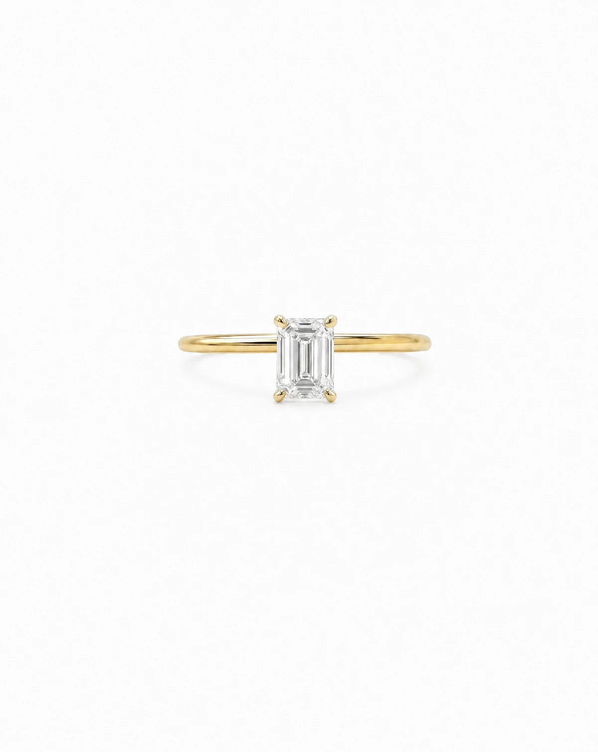 Sally Emerald-cut Baguette Ring