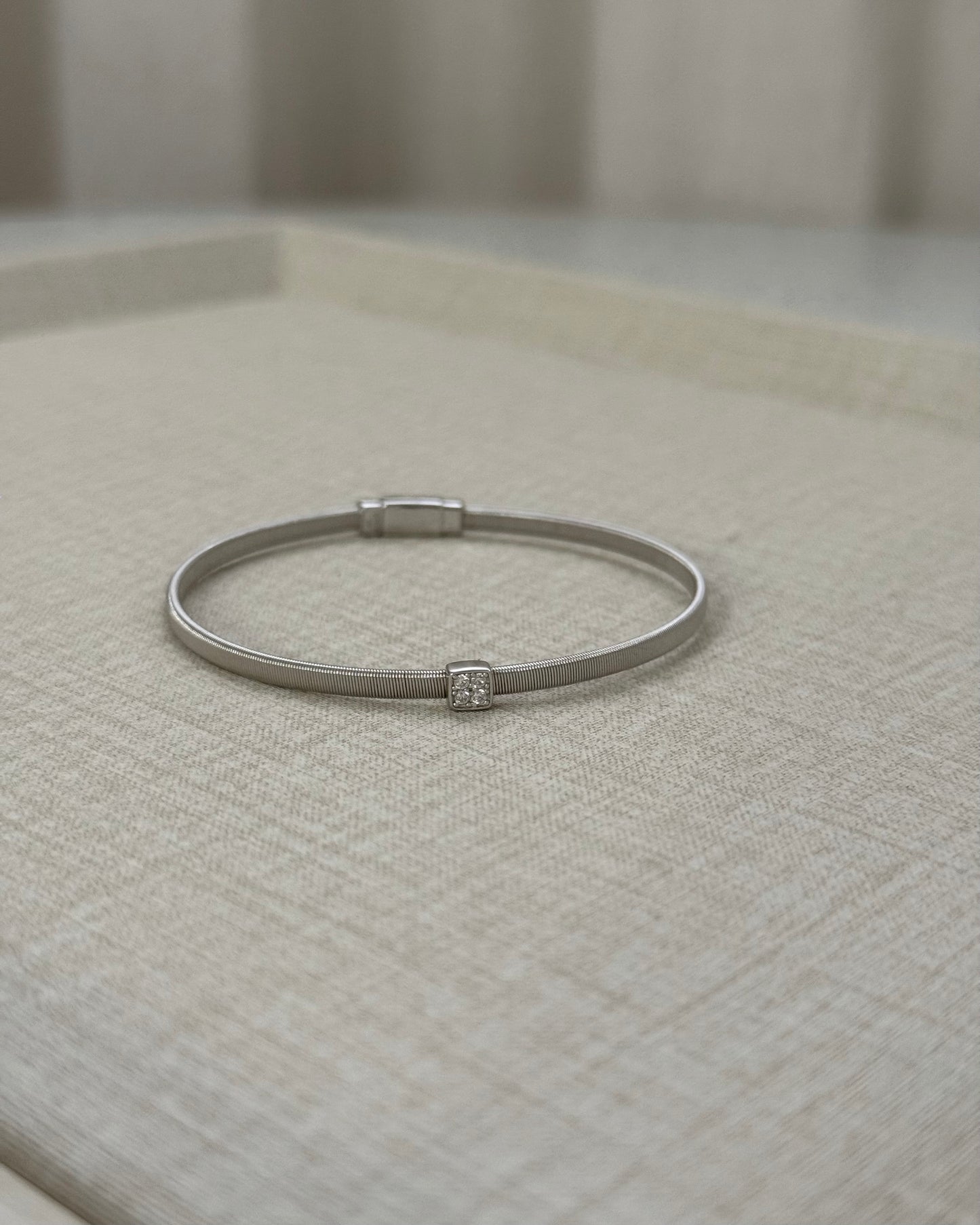 Sofia Pave Cuff Bangle