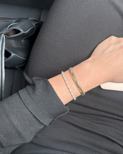 Celine X-Link Tennis Bracelet