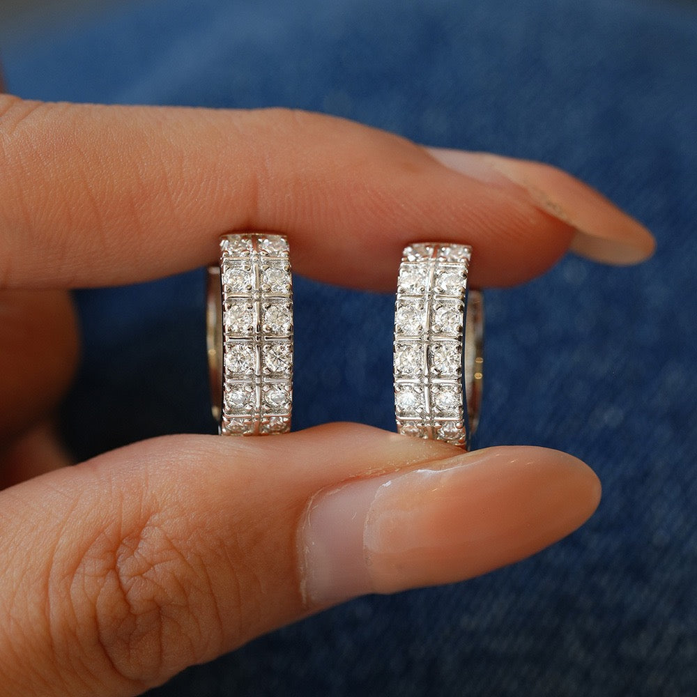 Diana Huggie Hoop Earrings