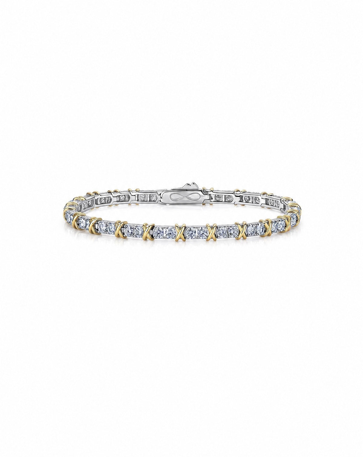 Celine X-Link Tennis Bracelet