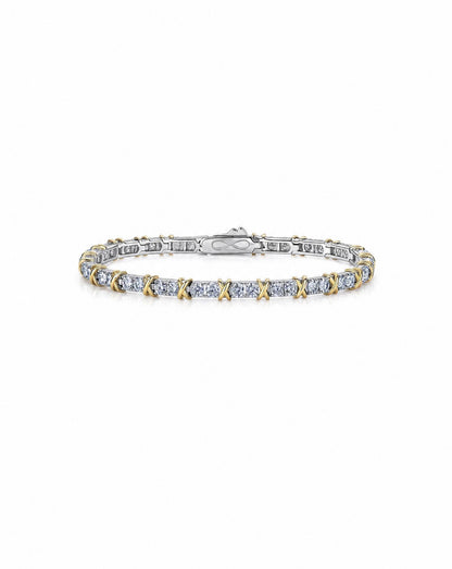 Celine X-Link Tennis Bracelet