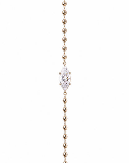 Elara Marquise Beaded Bracelet