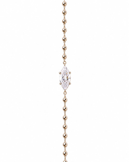 Elara Marquise Beaded Bracelet