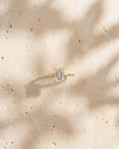 Sally Emerald-cut Baguette Ring