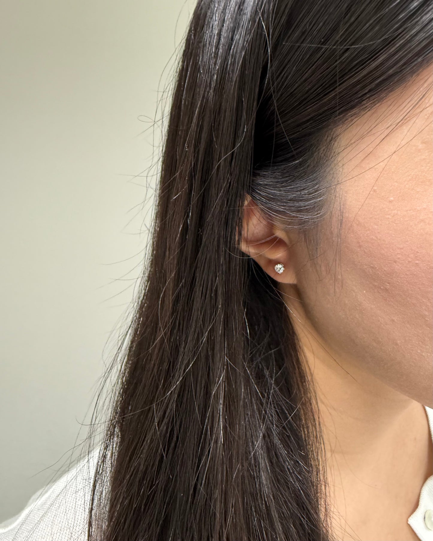 Elaine Diamond Stud Earring
