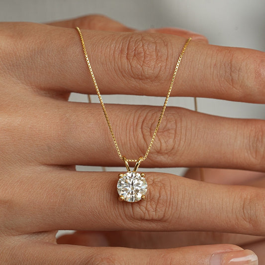 Evelyn Round Brilliant Necklace