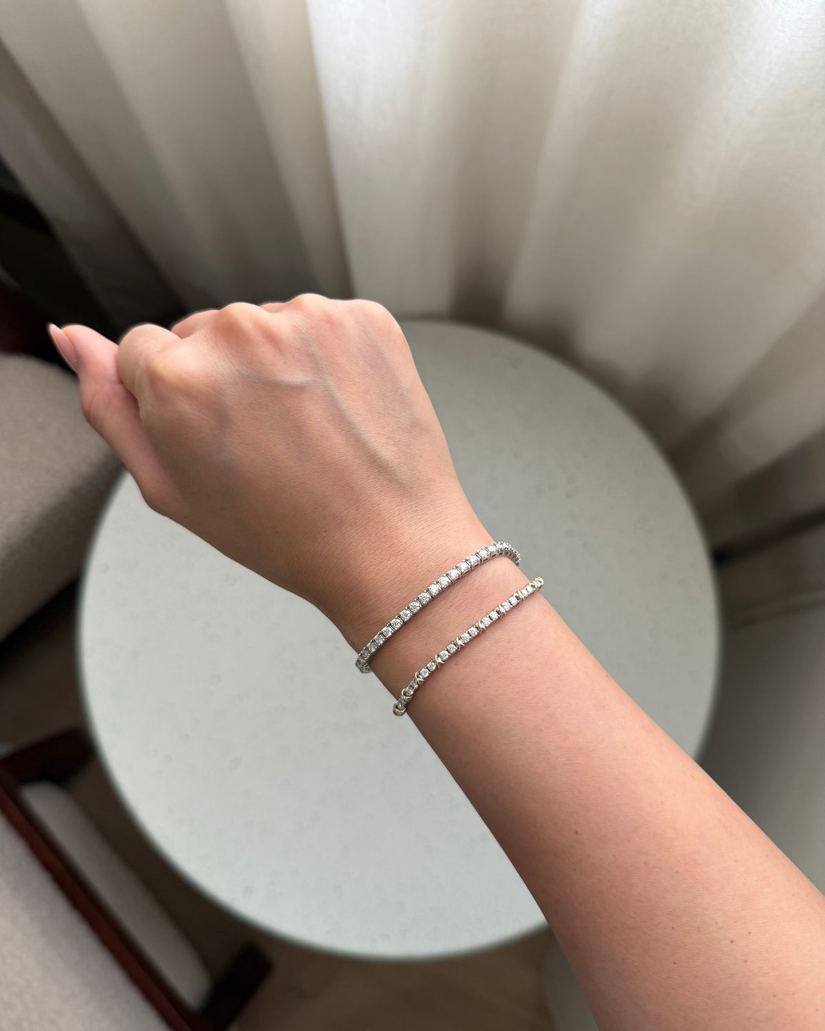 Celine X-Link Tennis Bracelet