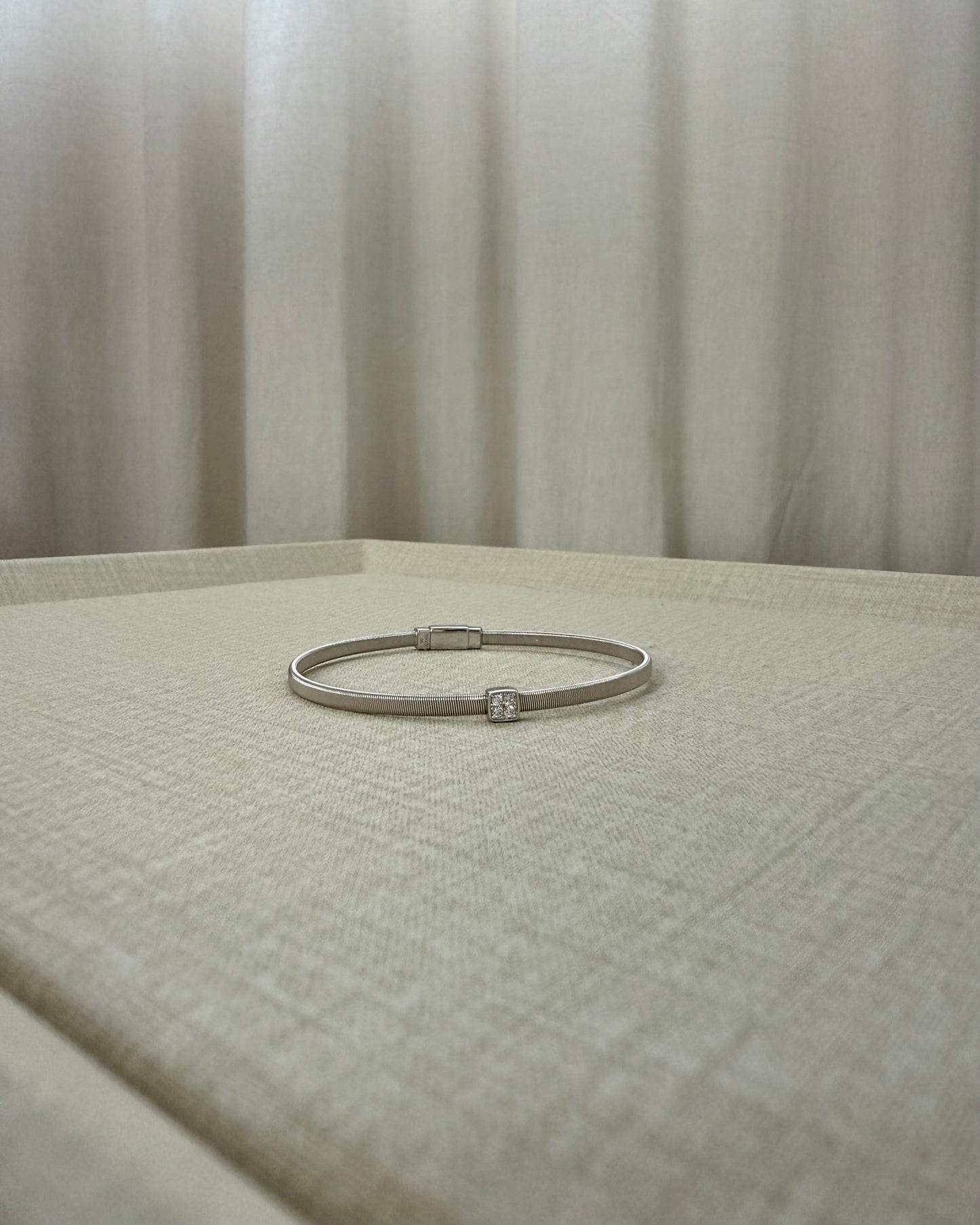 Sofia Pave Cuff Bangle