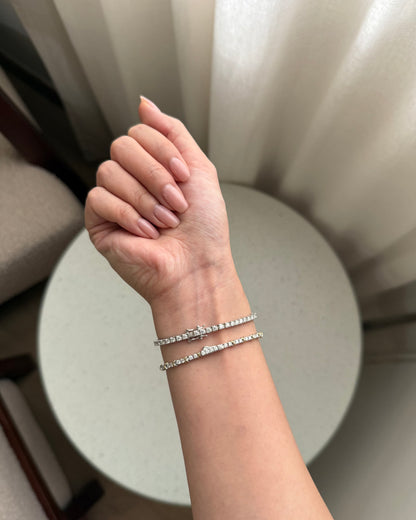 Celine X-Link Tennis Bracelet