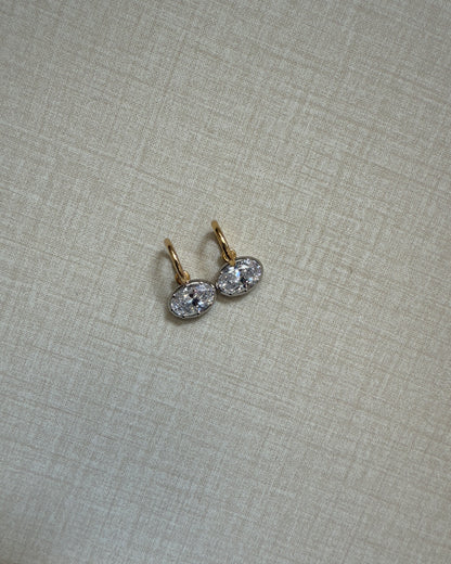 The Hailey Oval Earrings