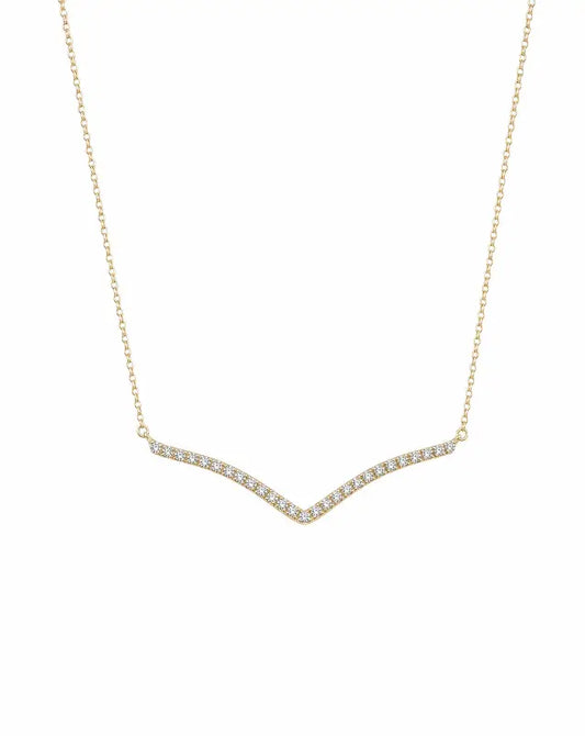 Clara Pave V Necklace