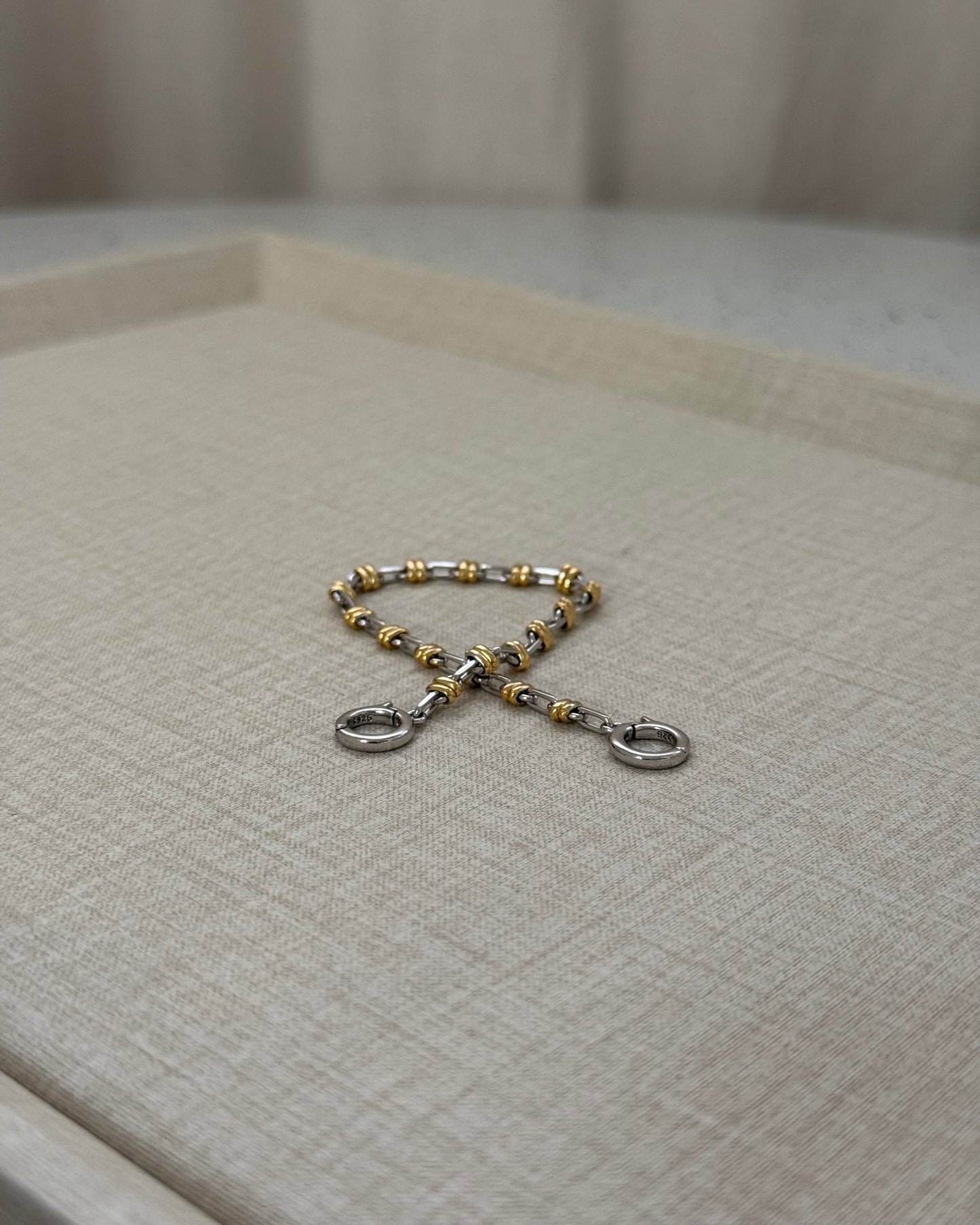 Vivienne Two Tone Knot Bracelet
