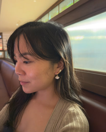 The Hailey Oval Earrings