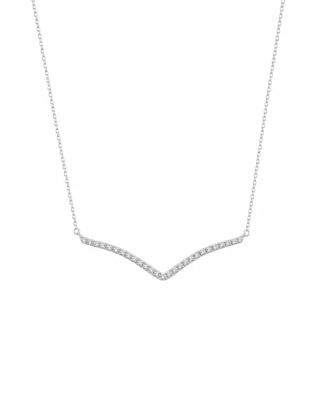 Clara Pave V Necklace