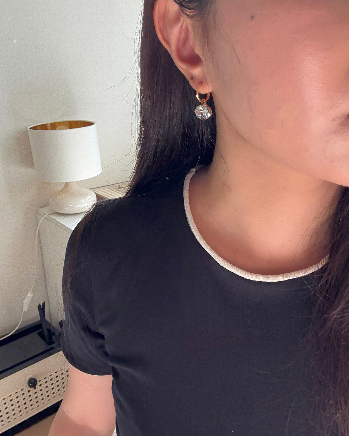 The Hailey Oval Earrings