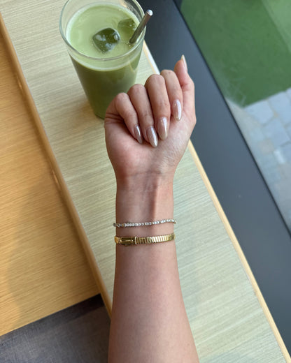 Celine X-Link Tennis Bracelet
