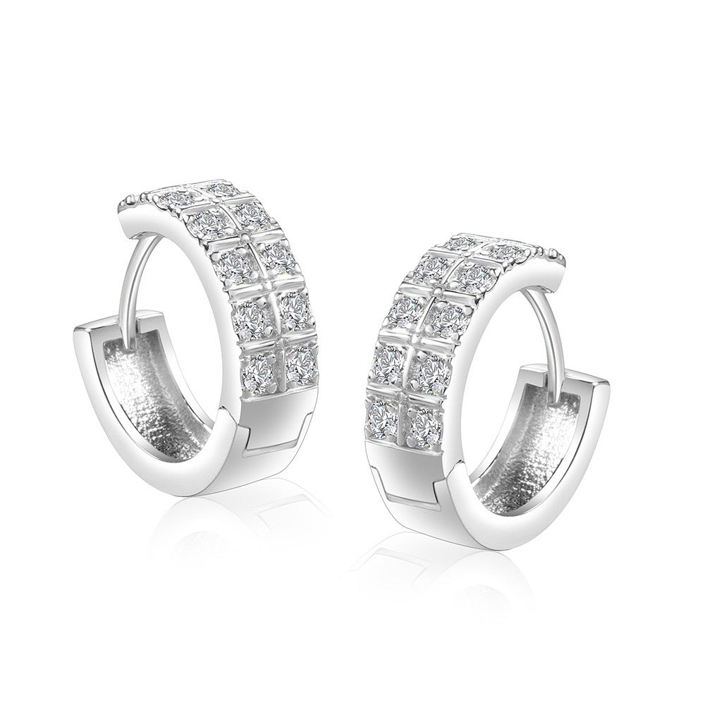 Diana Huggie Hoop Earrings