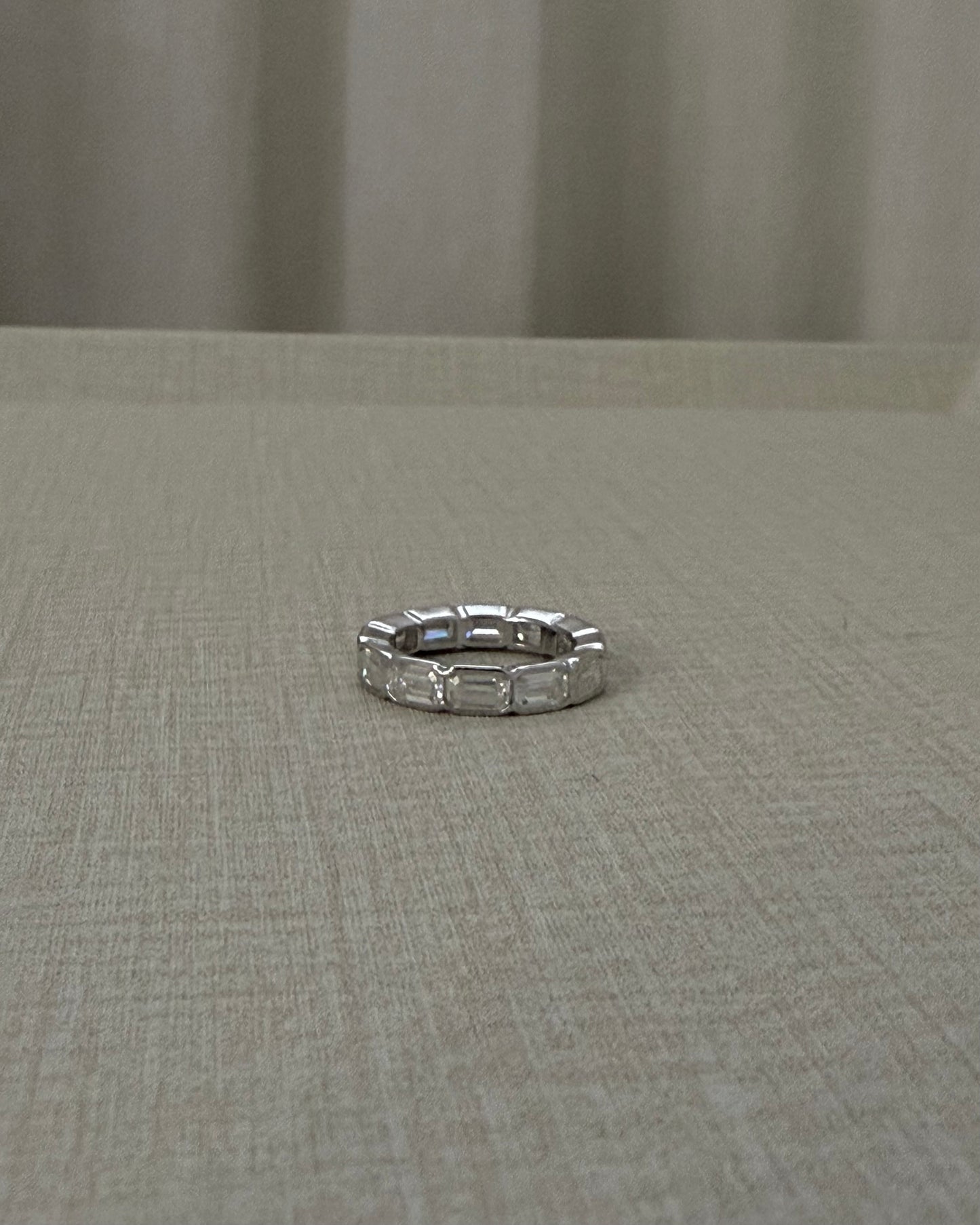 Grace Emerald-cut Eternity Ring