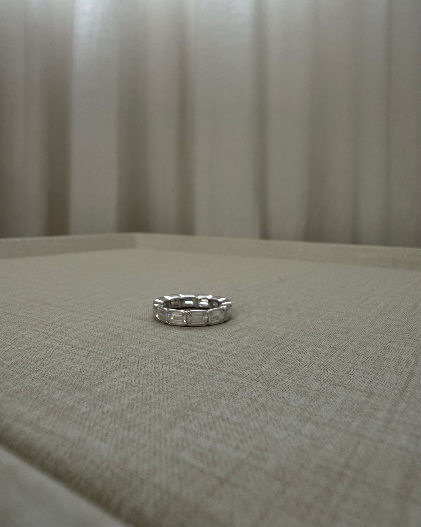 Grace Emerald-cut Eternity Ring