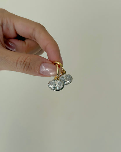 The Hailey Oval Earrings