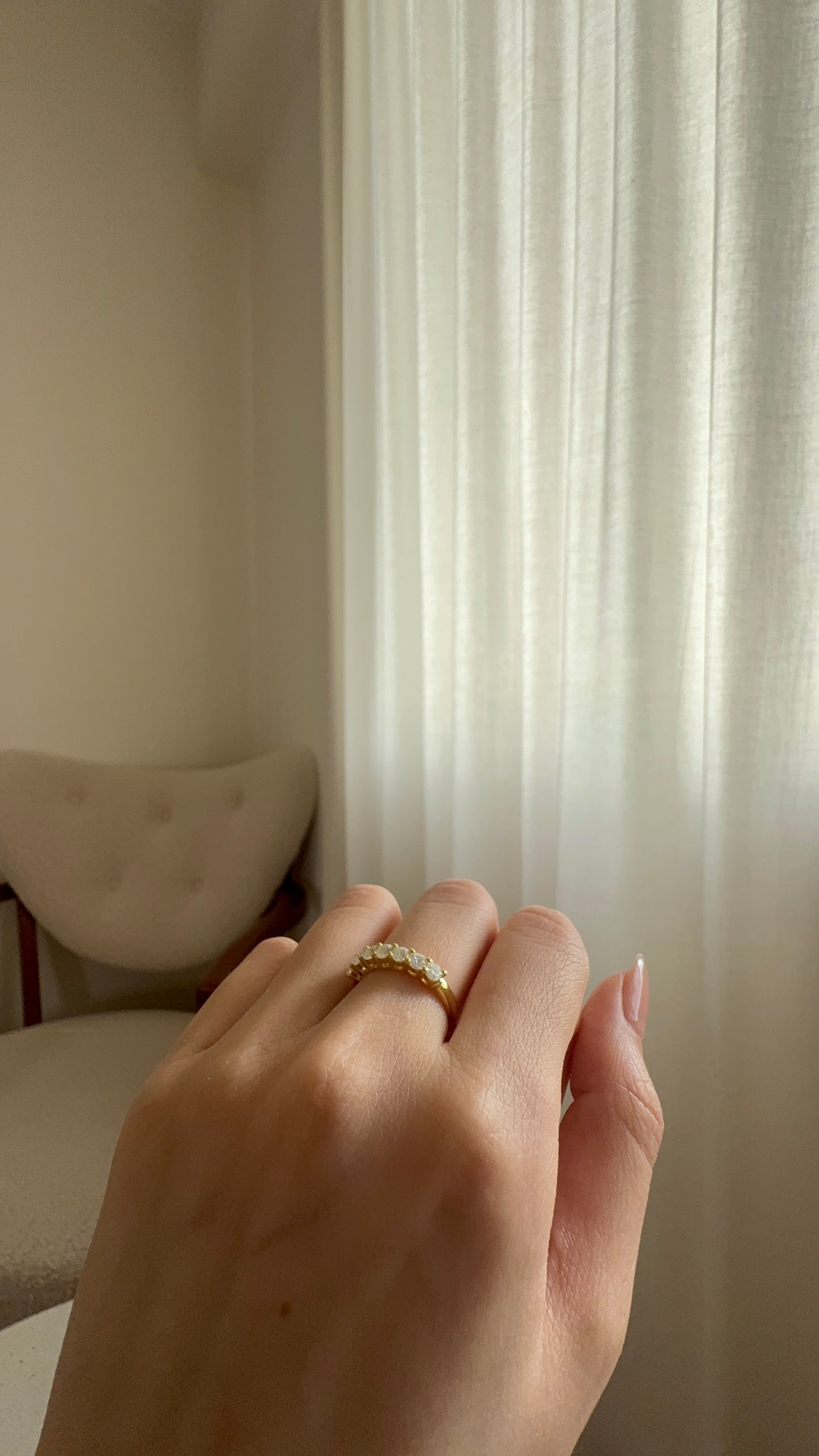Lydia Seven Stone Ring