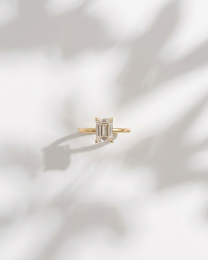 Sally Emerald-cut Baguette Ring