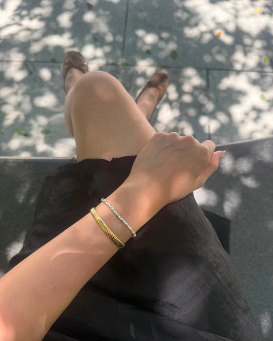 Celine X-Link Tennis Bracelet