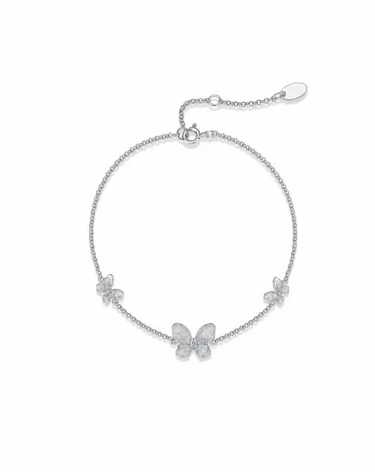 Autumn Butterfly Flower Bracelet