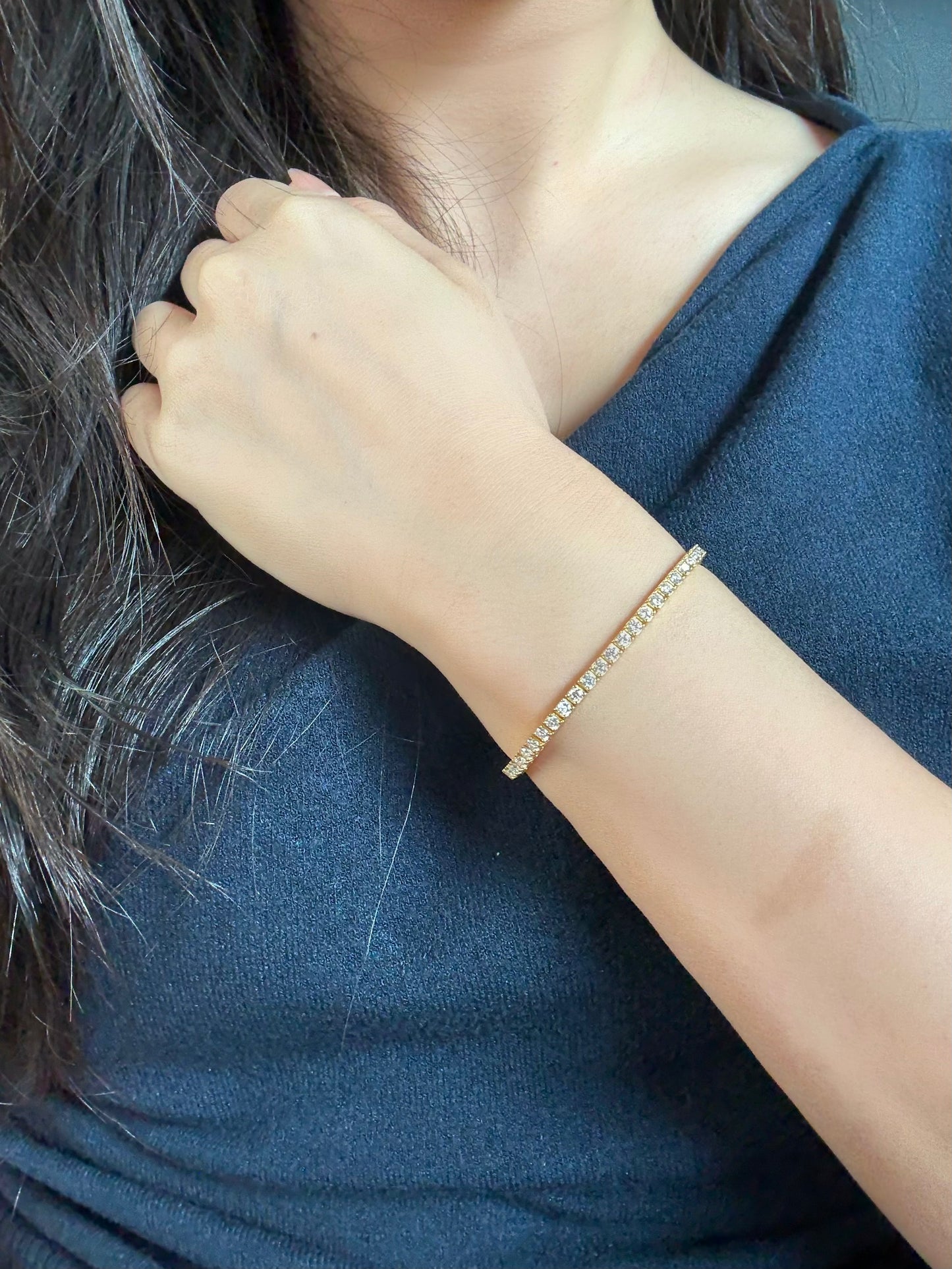 Carolyn Classic Tennis Bracelet