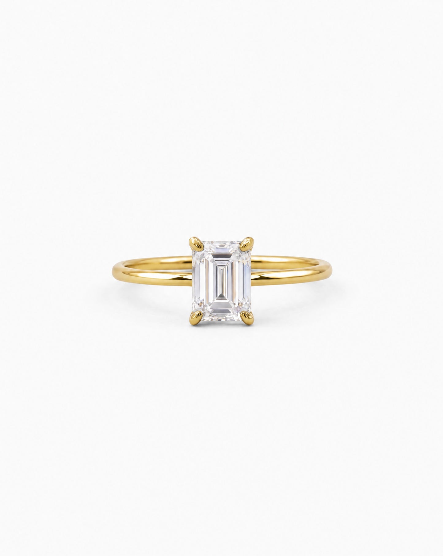 Sally Emerald-cut Baguette Ring