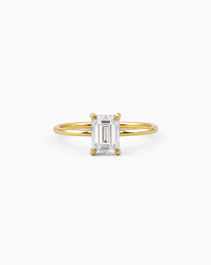 Sally Emerald-cut Baguette Ring