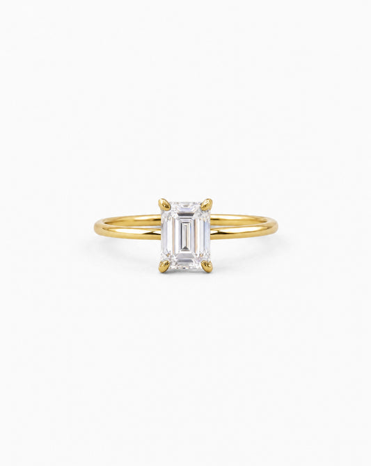 Sally Emerald-cut Ring