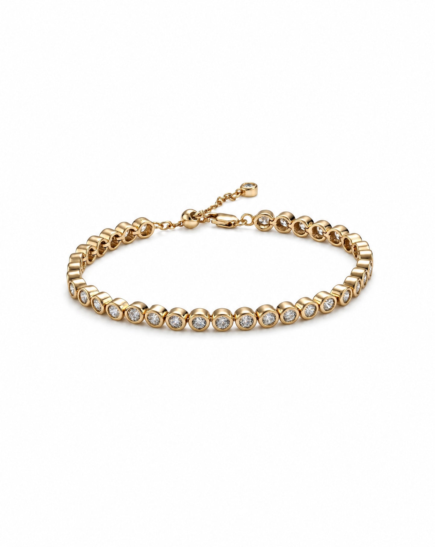 Fiona Bezel Tennis Bracelet