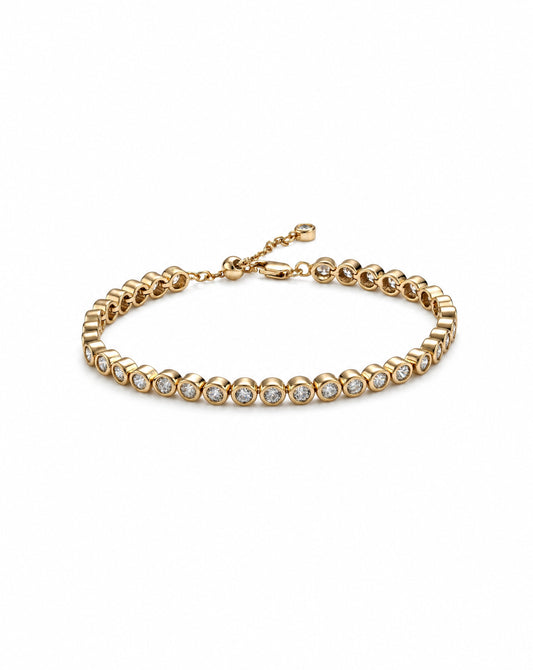 Fiona Bezel Tennis Bracelet