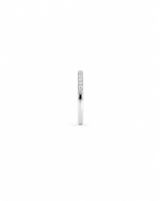 Romaine Pave Half Eternity Ring